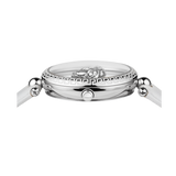  Shop Authentic Versace Palazzo Empire White Dial White Leather Strap Watch for Women - VCO010017 - Luxxuri