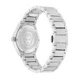  Shop Authentic Versace V-Auria Quartz Turquoise Dial Silver Steel Strap Watch for Women - VE0F00225 - Luxxuri
