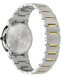 Shop Authentic Versace Greca Logo Moonphase Black Dial Two Tone Steel Strap Watch for Men - VE7G00223 - Luxxuri