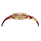  Shop Authentic Versace Palazzo Empire Greca Red Dial Red Leather Strap Watch for Women - VEDV00319 - Luxxuri