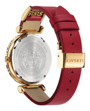  Shop Authentic Versace Palazzo Empire Greca Red Dial Red Leather Strap Watch for Women - VEDV00319 - Luxxuri