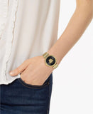  Shop Authentic Versace Palazzo Empire Greca Black Dial Gold Mesh Bracelet Watch for Women - VEDV00519 - Luxxuri