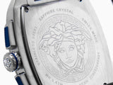  Shop Authentic Versace Dominus Chronograph Blue Dial Silver Steel Strap Watch For Men - VE6H00423 - Luxxuri