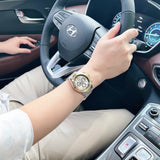  Shop Authentic Versace Classic Chronograph Quartz Silver Dial Two Tone Steel Strap Watch For Men - VEV700519 - Luxxuri