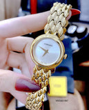  Shop Authentic Versace V-Flare Quartz Silver Dial Gold Steel Strap Watch for Women - VEBN00818 - Luxxuri
