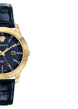  Shop Authentic Versace Univers Navy Blue Dial Navy Blue Leather Strap Watch for Men - VEBK00318 - Luxxuri