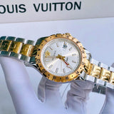  Shop Authentic Versace Hellenyium GMT Silver Dial Two Tone Steel Strap Watch for Men - V11030015 - Luxxuri