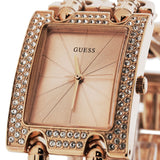  Shop Authentic Guess Mod Heavy Metal Diamonds Rose Gold Dial Rose Gold Steel Strap Watch for Women - W0072L3 - Luxxuri