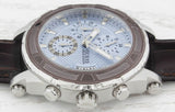  Shop Authentic Guess Pinnacle Chronograph Quartz Blue Dial Brown Leather Strap Watch For Men - W0673G1 - Luxxuri