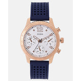  Shop Authentic Guess Marina Multifunction White Dial Blue Rubber Strap Watch for Women - W1025L4 - Luxxuri