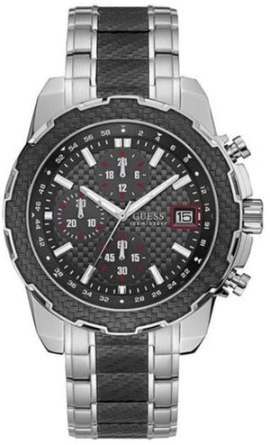  Shop Authentic Guess Octane Chronograph Black Dial Two Tone Steel Strap Watch for Men - W1046G1 - Luxxuri