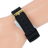  Shop Authentic Guess Swirl Quartz Black Dial Black Silicone Strap Watch for Women - W1096L3 - Luxxuri