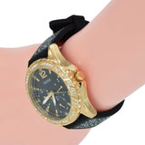  Shop Authentic Guess Swirl Quartz Black Dial Black Silicone Strap Watch for Women - W1096L3 - Luxxuri