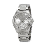  Shop Authentic Guess Frontier Diamonds Silver Dial Silver Steel Strap Watch For Women - W1156L1 - Luxxuri