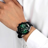  Shop Authentic Maserati Traguardo Chronograph Green Dial Black Silicone Strap Watch For Men - R8871612043 - Luxxuri