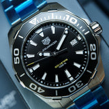  Shop Authentic Tag Heuer Aquaracer Black Dial Watch for Men - WAY111A.BA0928 - Luxxuri
