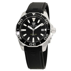  Shop Authentic Tag Heuer Aquaracer Black Dial Black Rubber Strap Watch for Men - WAY111A.FT6151 - Luxxuri