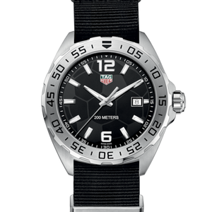  Shop Authentic Tag Heuer Formula 1 Quartz Black Dial Black NATO Strap Watch for Men - WAZ1015.FC8198 - Luxxuri