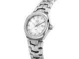  Shop Authentic Tag Heuer Link Quartz Diamonds Mother of Pearl Dial Silver Steel Strap Watch for Women - WBC1316.BA0600 - Luxxuri