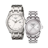  Shop Authentic Tissot T Trend Couturier Chronograph White Dial Silver Steel Strap Watch For Men - T035.410.11.031.00 - Luxxuri