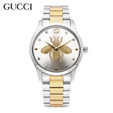  Shop Authentic Gucci G Timeless Silver Dial Two Tone Steel Strap Watch For Women - YA126599 - Luxxuri
