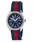  Shop Authentic Gucci GG2570 Quartz Blue Dial Blue & Red Nylon Strap Watch For Men - YA142304 - Luxxuri