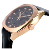  Shop Authentic Gucci GG2570 Quartz Black Dial Black Leather Strap Watch For Women - YA142407 - Luxxuri