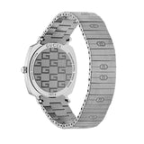  Shop Authentic Gucci Grip Quartz Silver Dial Silver Steel Strap Watch For Men - YA157501 - Luxxuri
