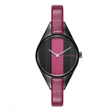  Shop Authentic Calvin Klein Rebel Red Black Dial Red Leather Strap Watch for Women - K8P237U1 - Luxxuri