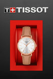  Shop Authentic Tissot Everytime Lady Silver Dial Brown Leather Strap Watch for Women - T143.210.36.011.00 - Luxxuri