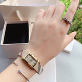  Shop Authentic Burberry Pioneer Gold Dial Haymarket Beige Leather Strap Watch for Women - BU9509 - Luxxuri