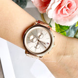  Shop Authentic Tommy Hilfiger Madison Chronograph Quartz Rose Gold Dial Rose Gold Steel Strap Watch For Women - 1782190 - Luxxuri