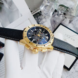  Shop Authentic Versace Casual Chronograph Blue Dial Blue Leather Strap Watch for Men - VERG004-18 - Luxxuri