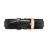  Shop Authentic Daniel Wellington Classic Sheffield White Dial Black Leather Strap Watch for Women - DW00100036 - Luxxuri