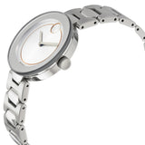  Shop Authentic Movado Bold Silver Dial Silver Steel Strap Watch For Women - 3600381 - Luxxuri