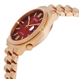  Shop Authentic Citizen Tsuyosa Automatic Red Dial Gold Steel Strap Watch For Men - NJ0153-82X - Luxxuri