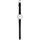  Shop Authentic Emporio Armani Modern White Dial Black Leather Strap Watch For Women - AR11159 - Luxxuri