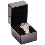  Shop Authentic Emporio Armani Diver Quartz Brown Dial Two Tone Steel Strap Watch For Men - AR11340 - Luxxuri