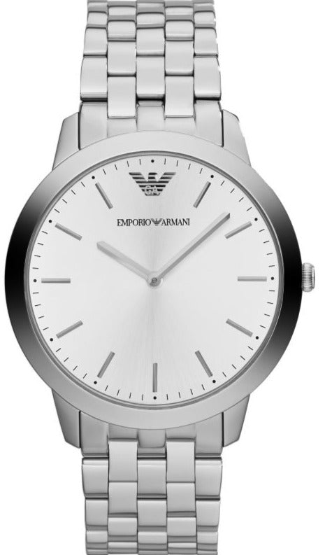  Shop Authentic Emporio Armani Classic Quartz Silver Dial Silver Steel Strap Watch For Men - AR1745 - Luxxuri