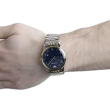  Shop Authentic Emporio Armani Classic Quartz Blue Dial Two Tone Steel Strap Watch For Men - AR1868 - Luxxuri