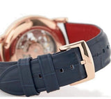  Shop Authentic Emporio Armani Meccanico Silver Dial Blue Leather Strap Watch For Men - AR60009 - Luxxuri