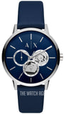  Shop Authentic Armani Exchange Cayde Chronograph Blue Dial Blue Leather Strap Watch for Men - AX2746 - Luxxuri