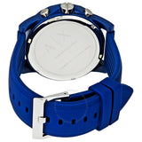  Shop Authentic Armani Exchange Outerbanks Chronograph Blue Dial Blue Silicone Strap Watch For Men - AX1327 - Luxxuri