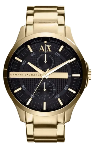  Shop Authentic Armani Exchange Hampton Chronograph Black Dial Gold Steel Strap Watch For Men - AX2122 - Luxxuri