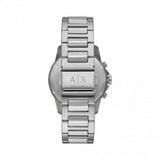  Shop Authentic Armani Exchange Banks Chronograph Black Dial Silver Steel Strap Watch For Men - AX1720 - Luxxuri