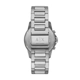  Shop Authentic Armani Exchange Outerbanks Chronograph Silver Dial Silver Steel Strap Watch For Men - AX7141 - Luxxuri