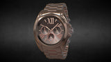  Shop Authentic Michael Kors Bradshaw Chronograph Brown Dial Brown Steel Strap Watch For Women - MK6247 - Luxxuri