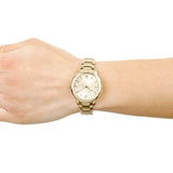  Shop Authentic Burberry The Classic Champagne Dial Gold Steel Strap Watch for Women - BU10109 - Luxxuri