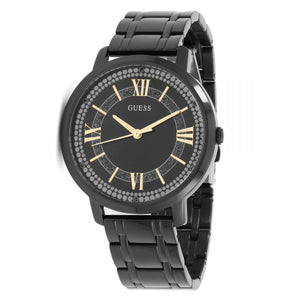  Shop Authentic Guess Montauk Black Tone Stainless Steel Watch For Women - W0933L4 - Luxxuri