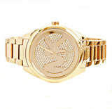  Shop Authentic Michael Kors Janelle Quartz Gold Dial Gold Steel Strap Watch For Women - MK7088 - Luxxuri